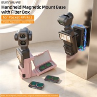 Sunnylife Handheld Magnetic Holder  For DJI Pocket 4P/4/3 Adjustable Base Portable Photography Acces
