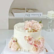 Flower simulation cake, Mother's Day creative fake cake, used for cake shop decoration, shop window 