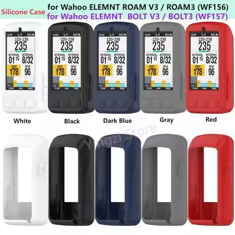 Silicone Case for Wahoo ELEMNT ROAM V3 ROAM 3 Soft Protector Cover Bumper for Wahoo ELEMNT BOLT V3 B