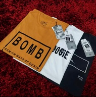Kaos Bomboogie Terbaru 3 pcs 100 ribu/Kaos Distro Terlaris/T Shirt Bombogie/Baju Bombogie/Kaos Bombo