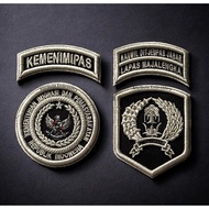 NEWEST BEIGE PDH ATTRIBUTES FOR POLSUSPAS MINISTRY OF LAW AND HUMAN RIGHTS IMMIGRATION WITH RAISED E