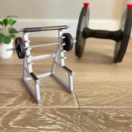 【SEBG】 Creative Barbell Rack Desk Organizer with Barbells and Weights Hot