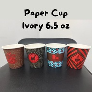 IVORY PAPER CUP SIZE 6.5 OZ - 6.5 OZ COFFEE/IVORY COFFEE CUPS CONTENTS 50 PCS