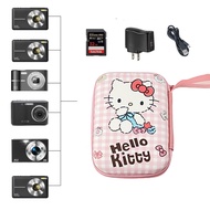 Cute Hello Kitty PU Leather Hard Shell Digital CCD Camera Compact Case Small Travel Mini Cameras Sto