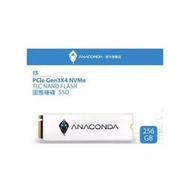 ANACOMDA巨蟒 I3 256GB PCIe Gen3x4 NVMe M.2 SSD 固態硬碟