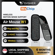 Wechip W1 2.4G Air Mouse Wireless Keyboard Remote Control 6-Aixs sensor for Android TV Laptop Projector Tv box
