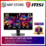 MSI MAG 271QPX QD-OLED 26.5" WQHD 360Hz Flat Gaming Monitor