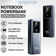 40000mAh Powerbank 100W Super Fast Charging Digital Display High-power Fast Flash Charging Mobile Po
