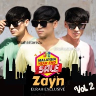 Kurta Zayn Vol2 Elrah Exclusive BAJU RAYA Soft Green Pastel Yellow Off White Lilac Champagne Pink Zi
