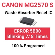 CANON MG2570 S WASTE ABSORBER RESET IC FIX ERROR 5B00