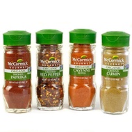 McCormick Gourmet Organic Spices &amp; Herbs Variety Pack (Smoked Paprika, Crushed Red Pepper, Cayenne Pepper, Cumin), 4 Count
