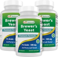 Best Naturals, Brewers Yeast, 7-1/2 Grains with vitamin B1, Vitamin B2, 1000 mg 240 Tablets (240 Cou