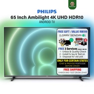Philips 65 Inch 4K UHD HDR Ambilight Android TV 65PUT7906