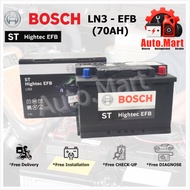 Bateri Kereta / Car Battery - Bosch ST Hightec - EFB - LN3 - 70AH