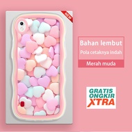 Samsung A10 A30 A30s A31 A32 A20 A20S A21S A22 A23 5G Phone Case Colorful 3D Love Pill Pattern Wave 