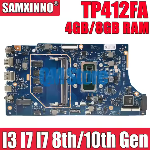 TP412FAC Mainboard For ASUS VivoBook Flip 14 TP412FA SF4100F TP412F Motherboard I3 I5 I7 8th/10th Ge