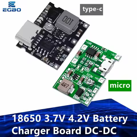 1~10PCS 2A 18650 battery 3.7v to 9v 5v 2a battery charge boost integrated adjustable module 2A 18650