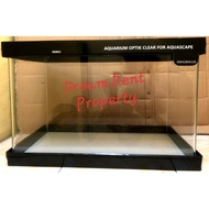 Aquarium Optic Clear Akuarium Kaca Bending Lengkung RECENT 46 liter