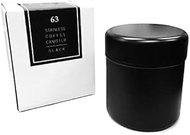 Nankai Tsusho 0517-031 Roxan Stainless Steel Coffee Can, Black, Size: Approx. φ0.4 inches (11 mm), H