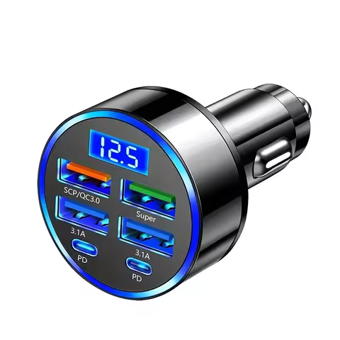 Car Charger USB Socket Quick Charge Power Adapter