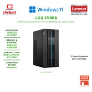 LENOVO LOQ 17IRB8 90VH009NMI DESKTOP (I7-13700F ,8GB RAM ,512GB SSD ,RTX4060, BLACK-W11H)