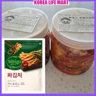 Bibigo Green Onion Kimchi 300gㅣFresh Kimchi 1kgㅣYoung Radish & Tender Cabbage Kimchi 1kg