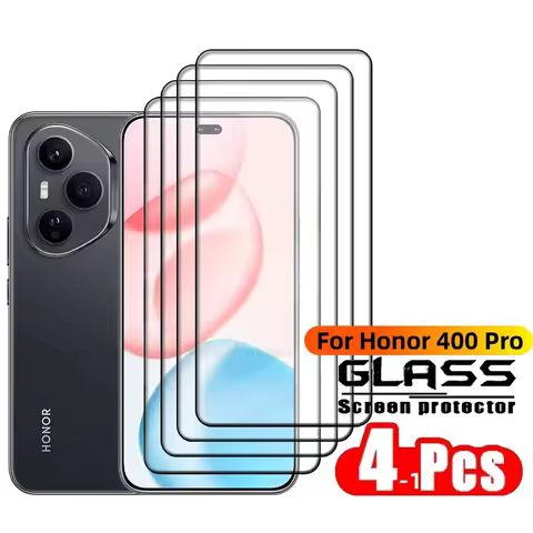 1/2/3/4pcs For Honor 400 Pro Glass Honor 400 Pro Tempered Glass Full Cover 9H Glue Phone Screen Prot