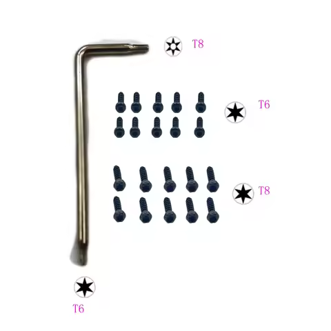 1SET Tools for Xbox 360 / Xbox One Series X S Slim / Elite Controller Torx T8H T6 T8 Screwdriver Tea
