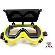 MATA Welding Goggles Round Open Close Safety Welding Goggles