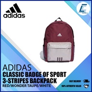 Adidas Classic Badge of Sport 3-Stripes Backpack (HR9817)