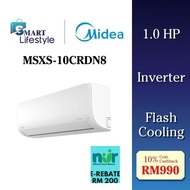 《SEDA》Midea 1.0HP R32 Inverter Air Conditioner MSXS-10CRDN8