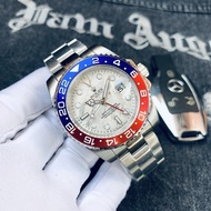 Rolex__ (Rolex__) Greenwich GMT Series Imported Mechanical Watch Mirror Mineral Men's Watch Business