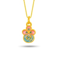 SK Jewellery Fortune Knot Blessing 999 Gold Pendant