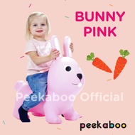JUMPY Peekaboo Pink Bunny Ride-On Toy for Kids - High-Quality Animal Learning & Education Plaything