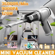 4In1 9000Pa Mini Cordless Air Blower Handheld Air Duster Wireless keyboard Car Vacuum Cleaner Portab