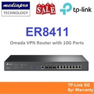 TP-LINK ER8411 Omada VPN Router with 10G Ports - 5 Year Local TP-Link Warranty