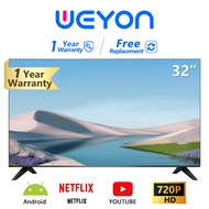 WEYONทีวี 32/40/43 นิ้วถูกๆ Smart TV โทรทัศน์จอแบนแอนดรอยสมาร์ททีวีHD Ready YouTube/Internet/Wifiฟรี