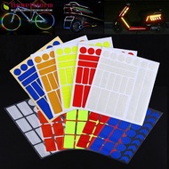 BEBETTFORM Bike Reflective Stickers 2 Styles Fluorescent Night Safty Warning Wheel Rim Sticker