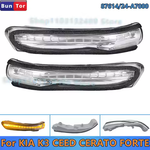 For KIA CERATO CEED FORTE K3 2013 2014 2015 2016 2017 2018 Rearview Mirror LED Turn Signal Lamp/8761