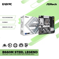EasyPC | Asrock B660M Steel Legend Socket LGA 1700 ASRock Polychrome RGB Durable Dragon