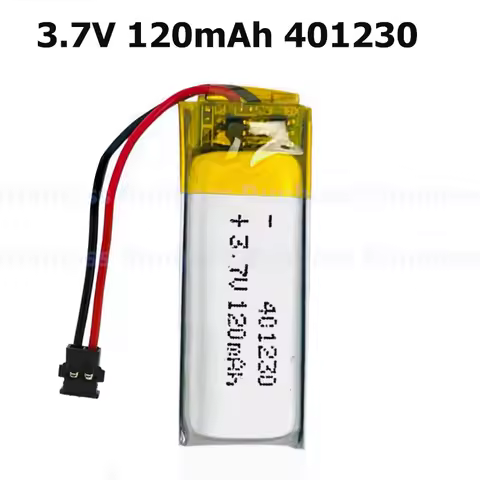 JST ACH-1.0mm 3.7V 120mAh 401230 Battery Installing lithium-polymer LiPo batteries for Blank Slate