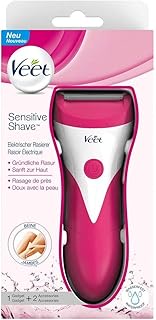 Veet Sensitive Shave Razor - Electric Shaver for Women - For Safe & Cut-free Wet and Dry Shaving - 1