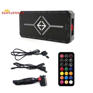ARGB PWM Controller Wireless Remote Fan Hub PWM ARGB Controller Hub Adapter Computer PC Case Case Ra