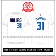 Klay Thompson Dallas Mavericks #31 Premium Quality T-Shirt