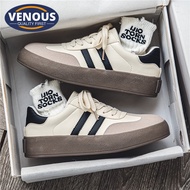 【Venous】2025 New Sepatu Putih Fesyen for Men Original Low Cut Rubber Shoes Casual Sneakers for Men 白