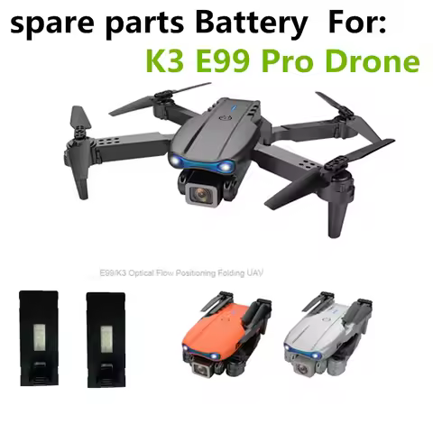 3.7V 1800Mah Battery Use For K3 E99 Pro Drone Spare Parts K3 Mini Drone Replacing Battery K3 Drone B