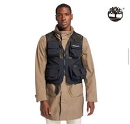 Timberland 男款黑色ARCHIVE戶外漁夫背心|A2F96