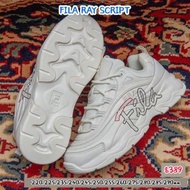 (Pre-order) 韓國FILA RAY SCRIPT 白色運動鞋