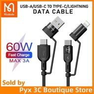 MCDODO USB-A Type-C cáp sạc 4 trong 1 PD/Lightning/Type-C/Iphone cáp dữ liệu nhanh sạc điện thoại Ip