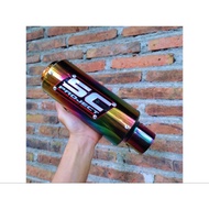 SC Project Rainbow exhaust Silencer inlet 50 mm